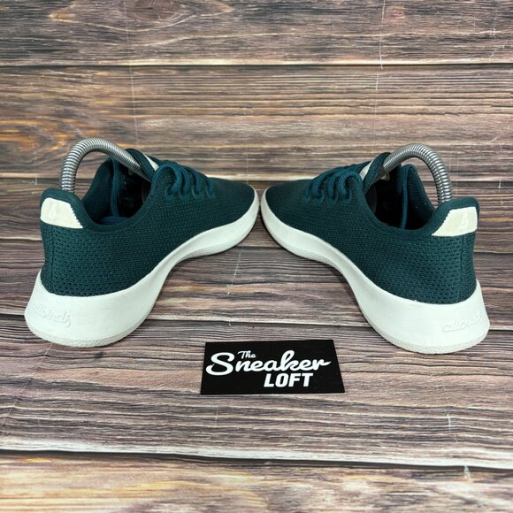 Allbirds Women's Tree Runner's Green Athletic Wool Shoes - Picture 5 of 8